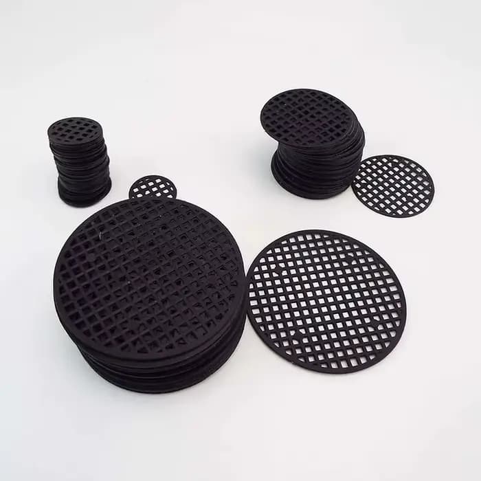 Tampon rond en maille pour pot de fleur, jardinière de bonsaï, polymères de grille astronomique, fil