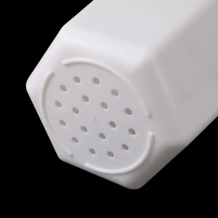Pot de fleur polygonal minimaliste blanc avec plateau