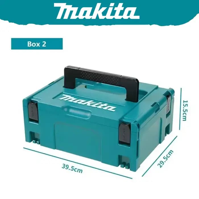 Makita 197211-7 Makpac boîtier imbriqué moyen empilable robuste Durable grande capacité boîte à outils de stockage 199853-3/821550-0