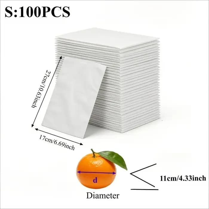 Sacs de protection pour fruits avec cordon de serrage
