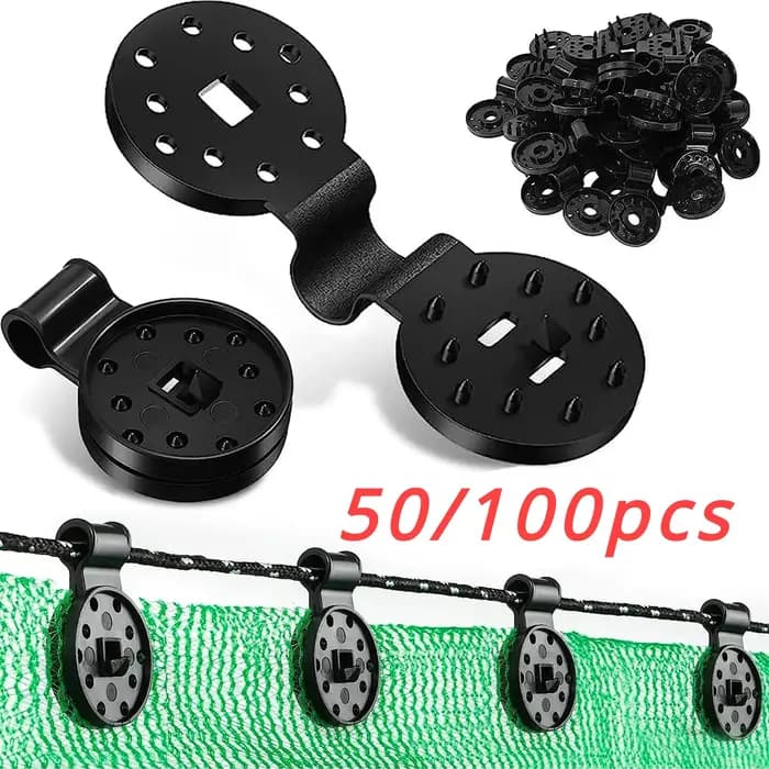 Auvent extérieur ombre maille auvents ombre fournitures Camping jardin Parasol tissu maille Clip mai