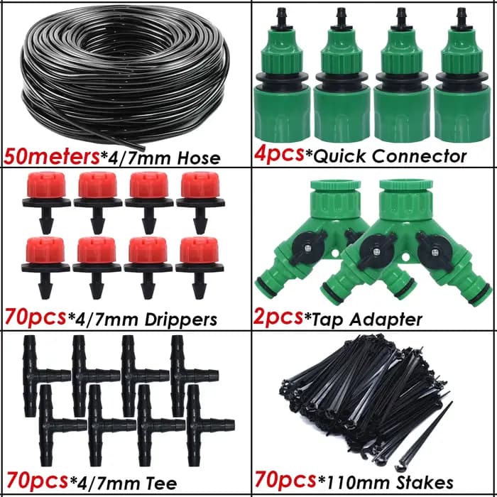 KESLA-Micro système d'irrigation goutte-à-goutte 5-50m, kit automatique d'arrosage avec minuterie, g