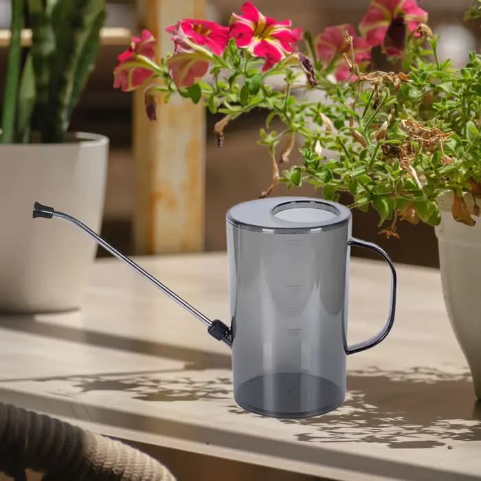 Arrosoir 2L avec longue bouche, outil de jardinage de fleurs portable pour intérieur et extérieur, bureau, bonsaï de fleurs, plantes de maison, Pot d'arrosage