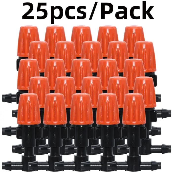 KESLA 25 pièces buse de brumisation en plastique réglable d'irrigation goutte