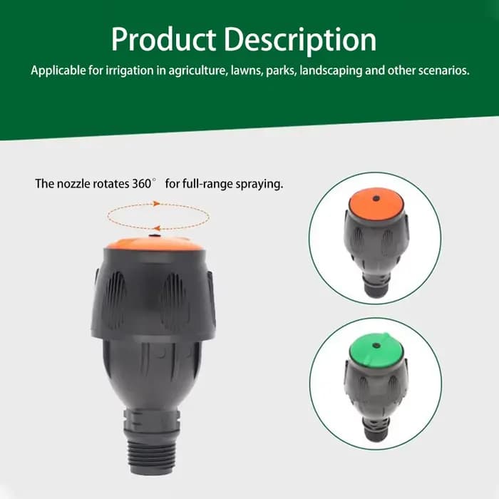 360 ° Arroseur rotatif automatique, Interface Durable de 4/6 pouces, outil d'irrigation agricole p