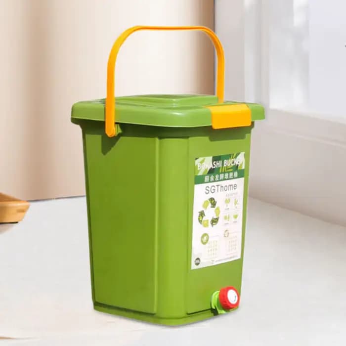 Bac à compost de compost de comptage scellé, seau pour déchets alimentaires de cuisine et de cour
