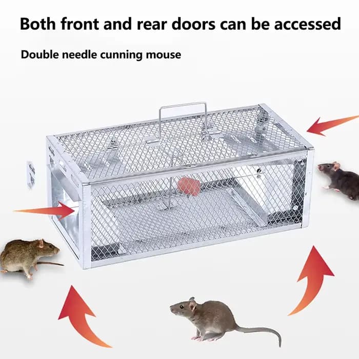 Piège à souris multi-catch pour rongeurs, Cage antiparasitaire pour tous les souris et les rats, peu