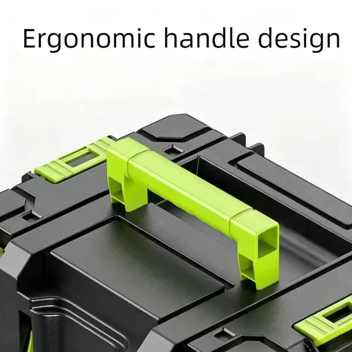 Boîte à outils empilable multifonctionnelle