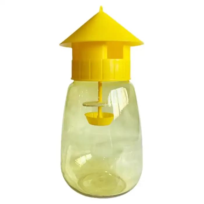 Piège à mouches des fruits en plastique jaune