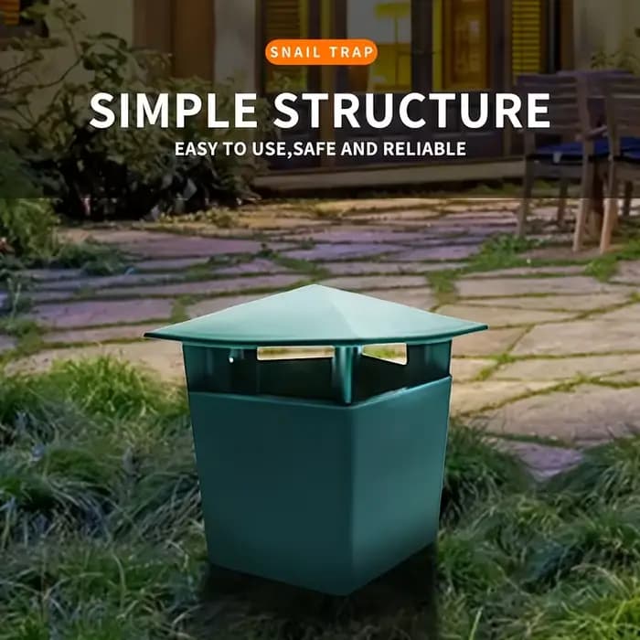 Boîte anti-limaces durable, piège en plastique épaissi anti-corrosion, sans électricité, pour légume