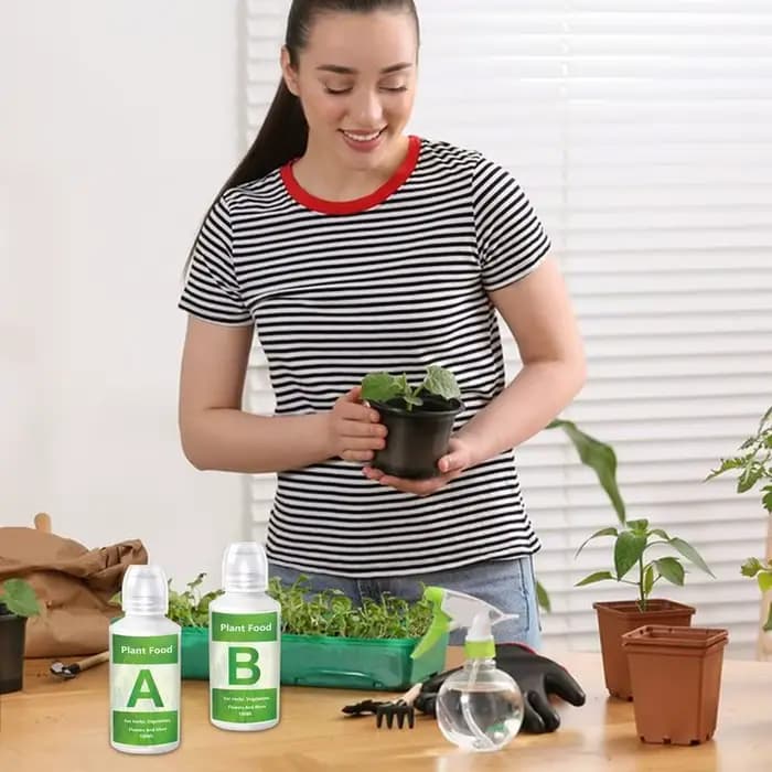 Engrais hydroponique A et B pour plantes de jardin
