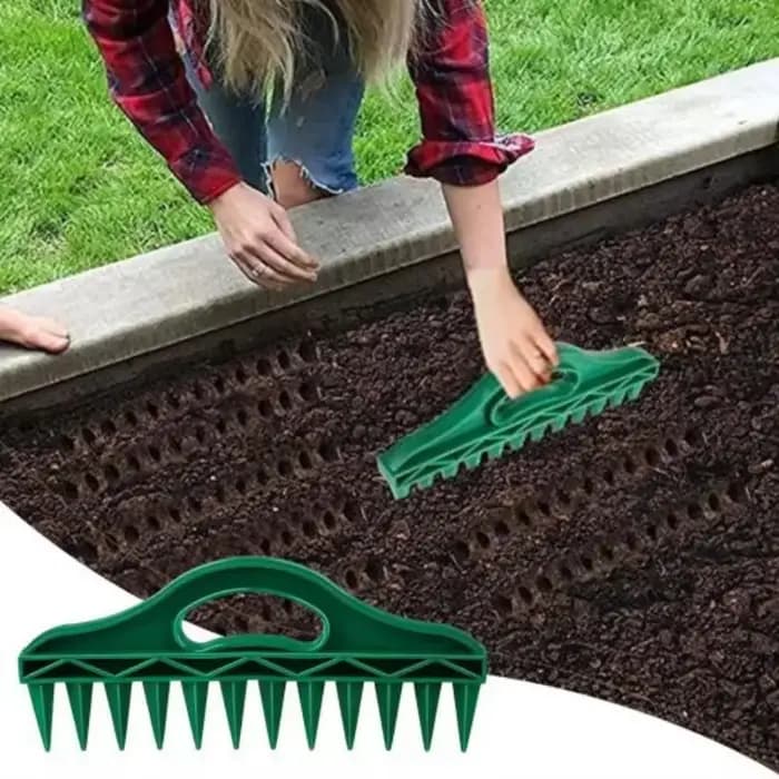 Semoir manuel portable pour semis en jardinage