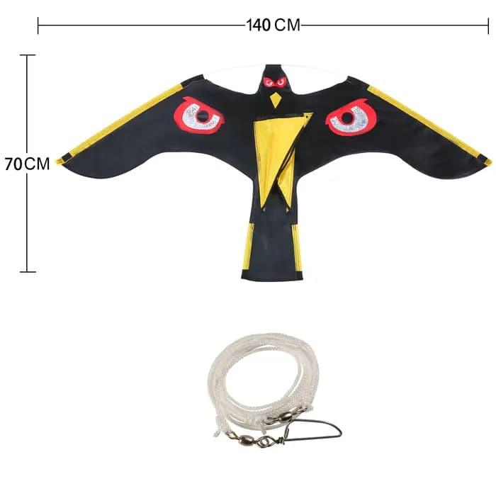 Répulsif pour oiseaux, cerf-volant d'aigle volant avec cultures, protecteur de ferme, lutte antipara