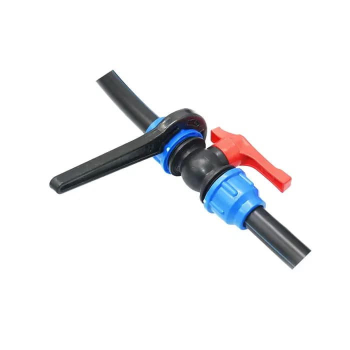 Séparateur d'eau du robinet en PVC PE, 20/25/32/40/50/63mm, connecteur de Valve rapide en plastique,