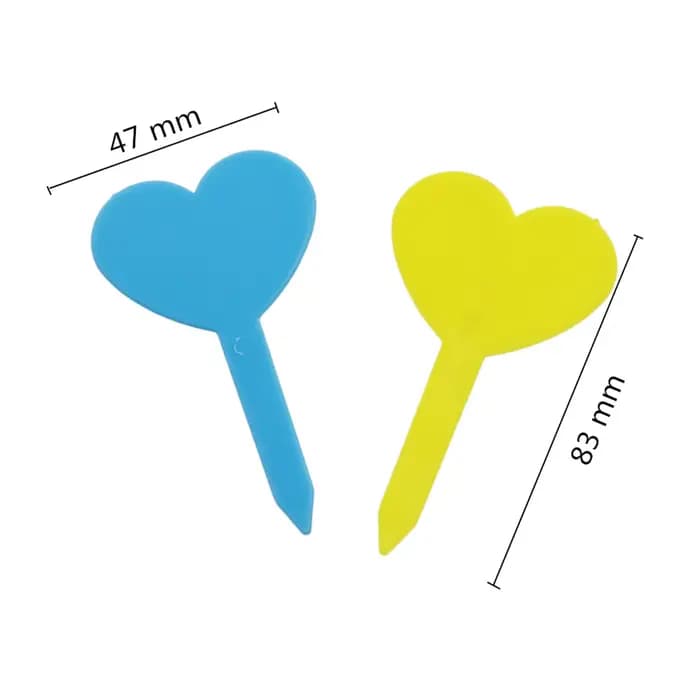 Outil de Classification et de Marquage de Plantes en Forme de Cœur, Signes d'Identification de Fleur