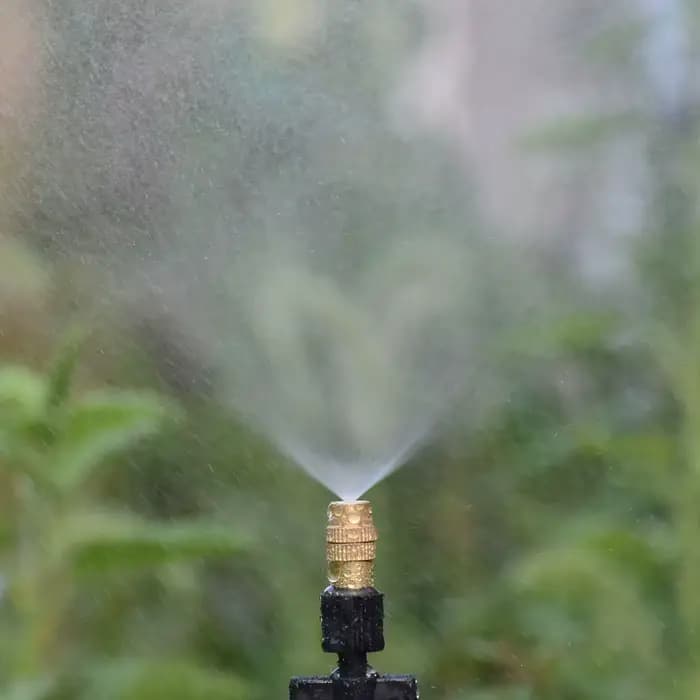 Micro buse d'irrigation goutte à goutte en laiton, 15 à 250 pièces, pièces de refroidissement par pu