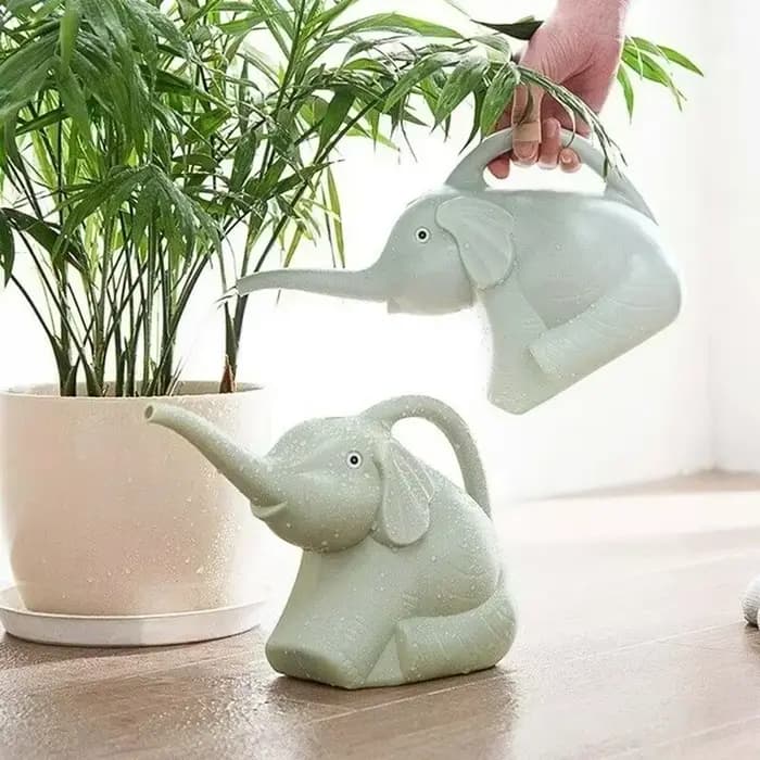 Arrosoir en plastique en forme d'éléphant, mignon, peut plante, Irrigation extérieure, outils de jar