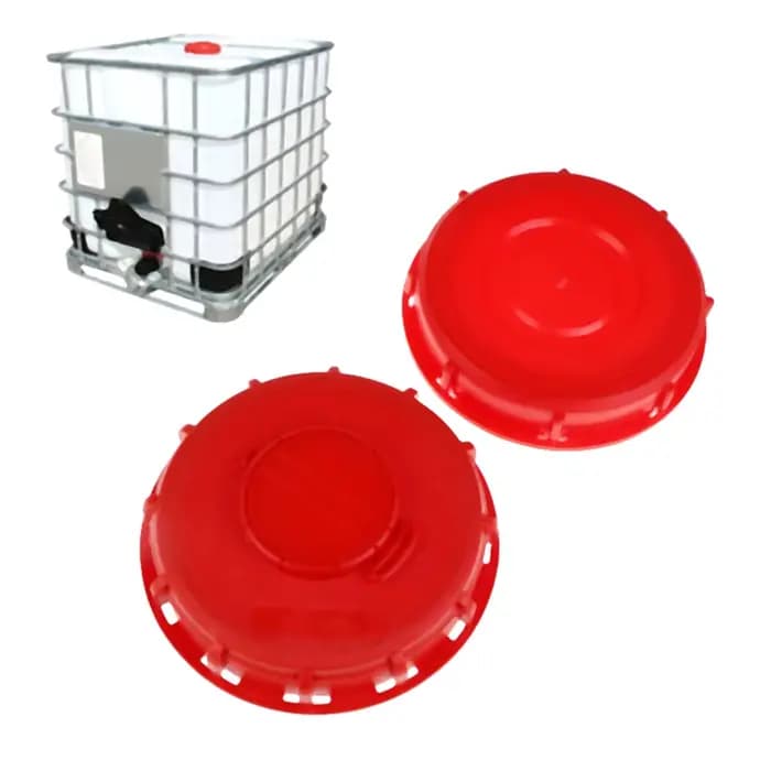Couvercle IBC rouge, stockage d'eau et de liquide, raccord de réservoir IBC, adaptateur de capuchon