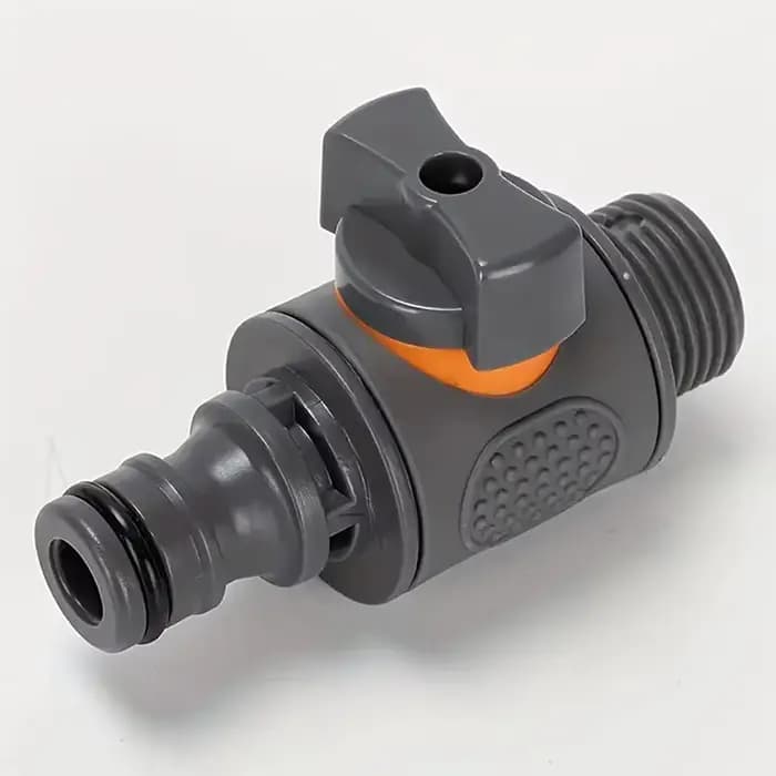 Connecteur de réservoir d'eau à Six Points avec Valve de commutation pour raccord de tuyau d'irrigation de jardin