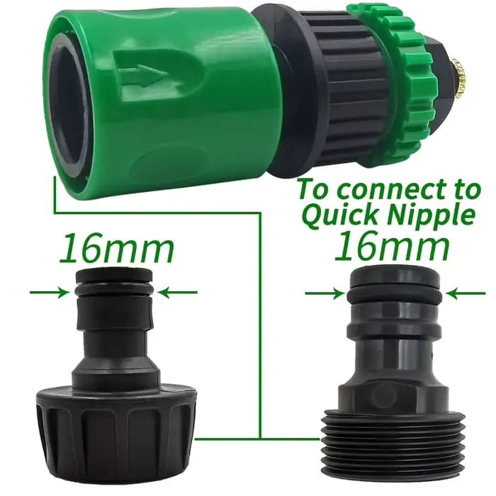 Oasis connecteur rapide mamelon EURO USA 3/4 pouces mâle fileté tuyau adaptateur pour jardin tube sy