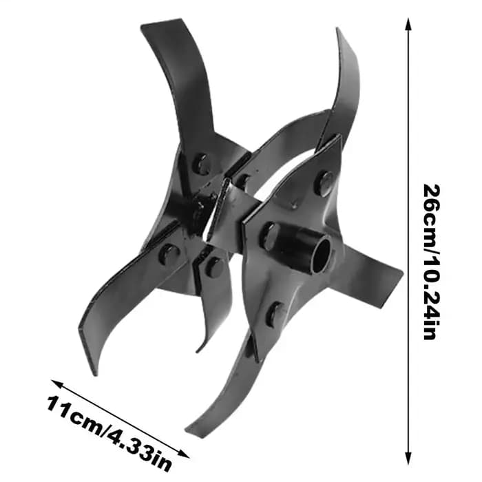 Roue de motoculteur de jardin en alliage de précision, tondeuse de désherbage polyvalente, améliore l'accessoire de tondeuse à gazon, tête de coupe rotative