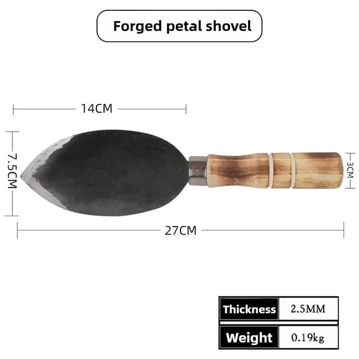 Pelle à petits pétales Portable, pelle de jardinage en plein air, multi-usages, ameublissement du sol, creuser des légumes, outils manuels durables