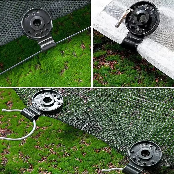 Pinces à tissu d'ombrage pour couverture en maille, œillets pour filet, tissu de protection solaire,