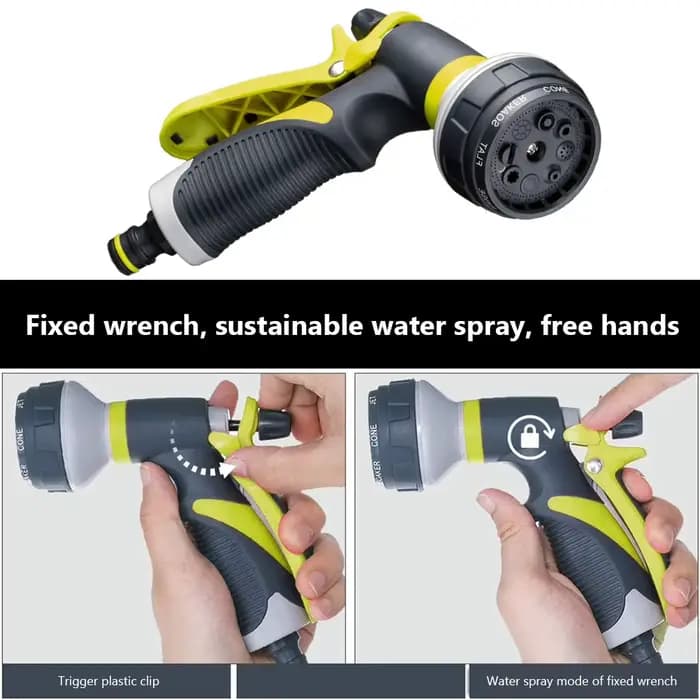 Pistolet à eau haute pression, pulvérisateur d'eau, lave-auto, buse de tuyau, arroseur d'arrosage de