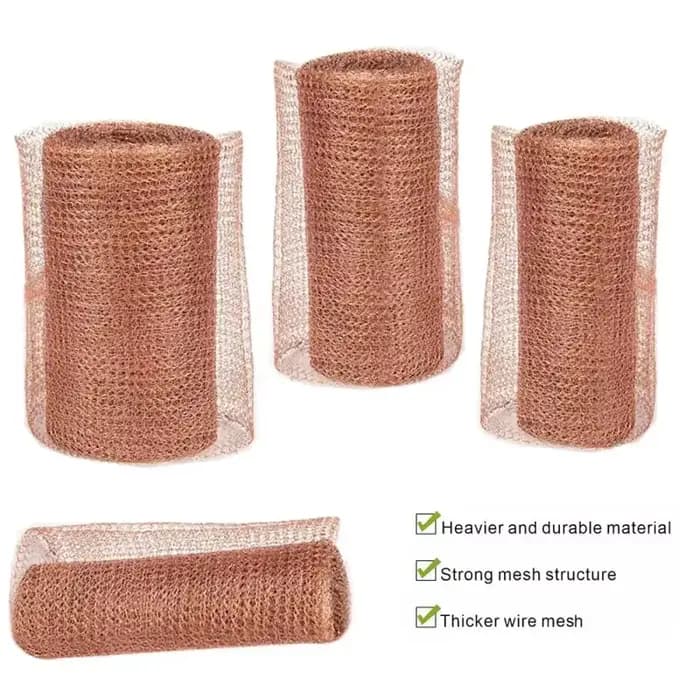 Anti-parasitaire maille de cuivre Anti-escargot fil de cuivre filet de protection du Signal rongeur