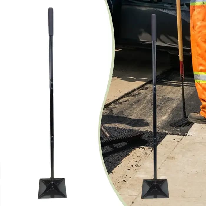 Compacteur de sol manuel pour aménagement paysager, nivellement de gravier, réparation du sol – Tasseau de jardin léger pour usage professionnel