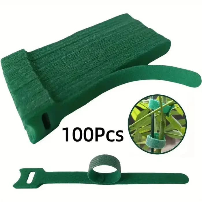 Attaches pour plantes en nylon antidérapantes réutilisables