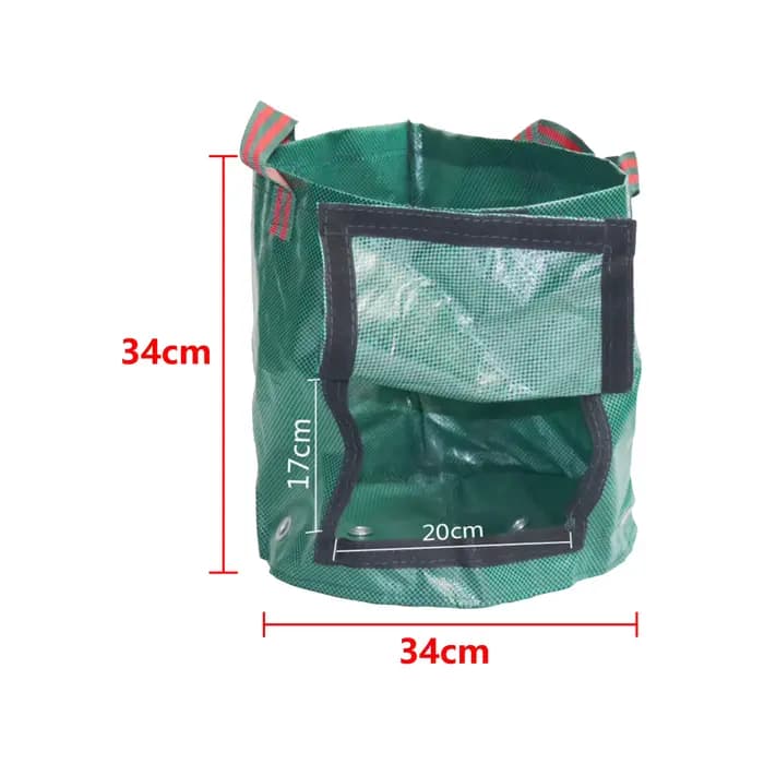 Sac de plantation de pommes de terre avec couvercle rabattable
