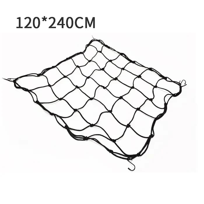 Tente de culture en Polyester élastique, filet en treillis extensible, Support de plantes avec 4 cro