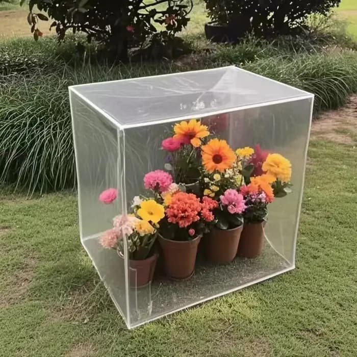 Serre antigel et anti-insectes pour plantes domestiques