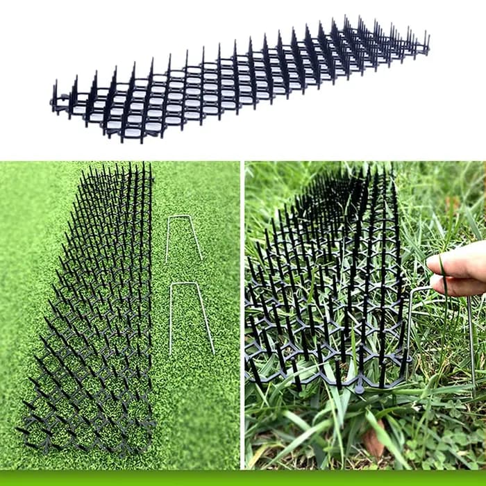 Tapis anti-cicates de jardin pour chat et chien, répulsif anti-chat, tapis à pointes dissuasives, ba
