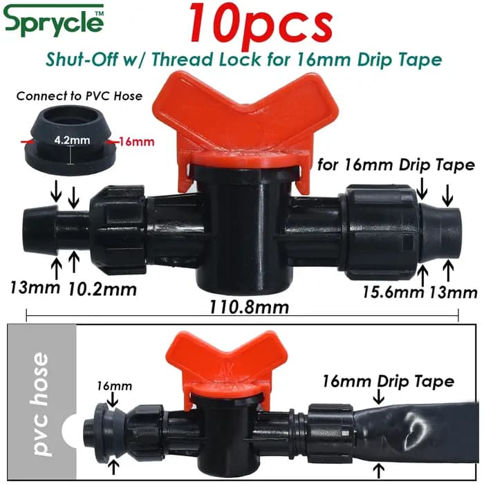 Connecteur en T pour tuyau d'arrosage de jardin