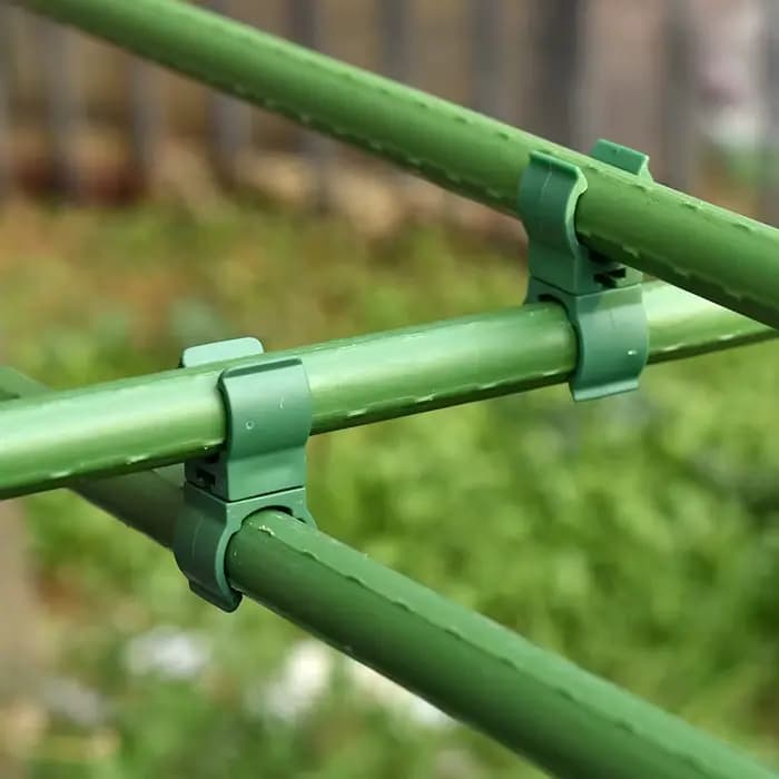 Attache de Support en Plastique pour Serre, réinitialisation pour Plantes, Stent en Rotin, Connecteu