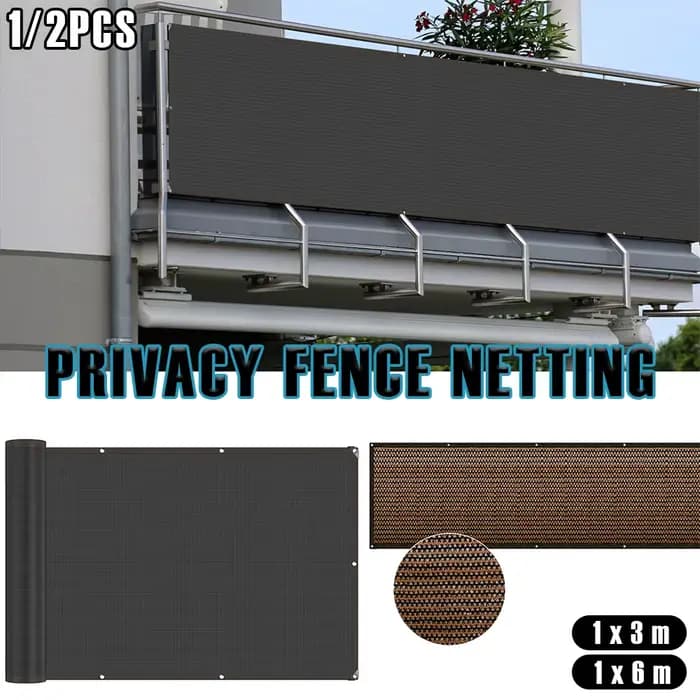 Filet de clôture de confidentialité pour balcon, couverture d'ombrage en maille respirante pour abri