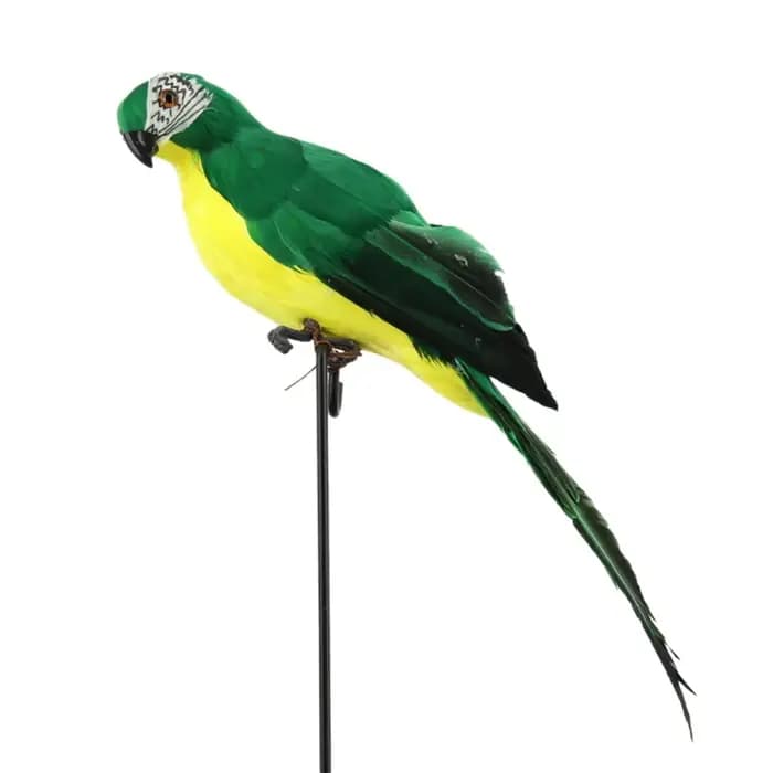 Figurine de perroquet de simulation faite à la main