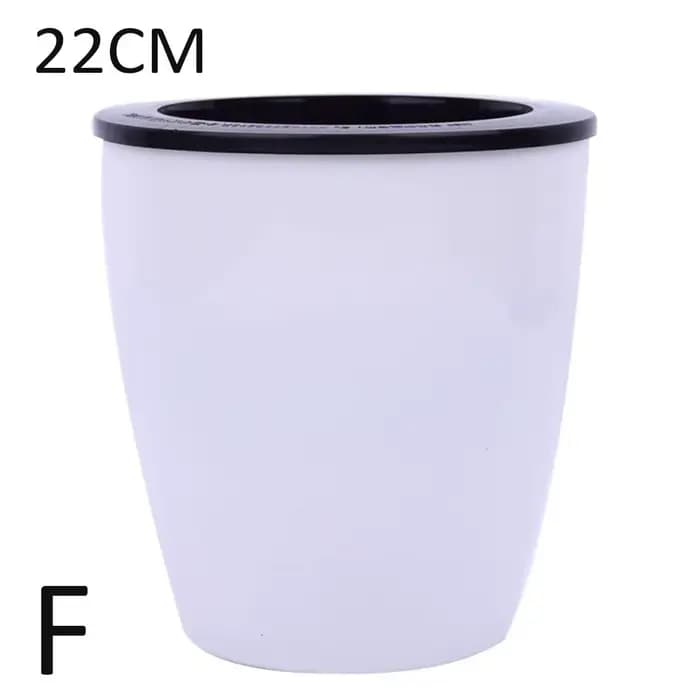 Pot de fleurs automatique en résine pour décoration de bureau, jardin, maison, panier à plantes