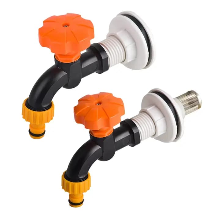 Connecteur pour barils de pluie et étangs d'aquariums, raccord de cloison en PVC, remplacement d'eau