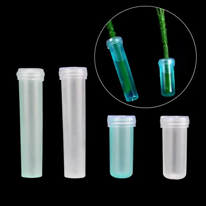 Tube de conservation des fleurs fraîches, 50 pièces, 4.2cm/7.3cm, Tube de Nutrition des plantes en p