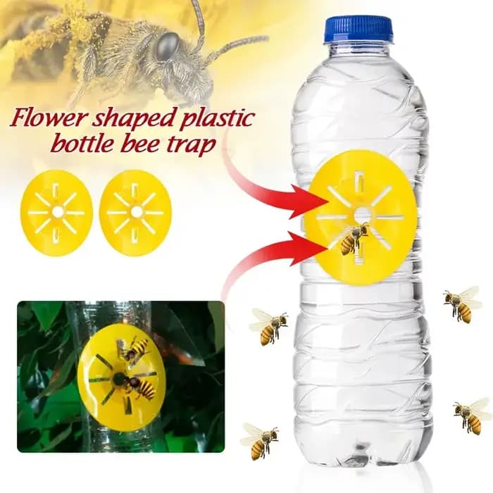 Pièges à frelons 10 pièces, piège à abeilles en forme de fleur, piège à mouches réutilisable, piège