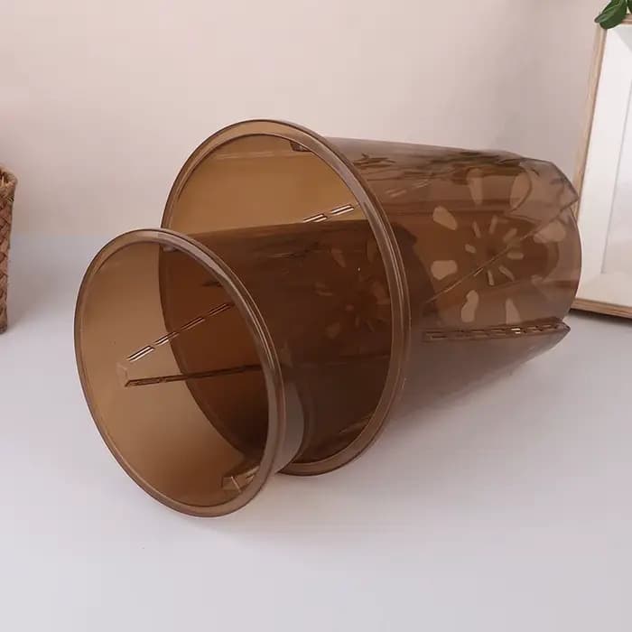 Pots de contrôle des racines d'orchidées en plastique