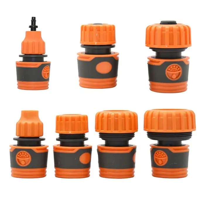 1/4 "3/8" 1/2 "3/4" 1 pouce tuyau d'arrosage connecteur rapide connecteur d'arrêt jardin robinet pis