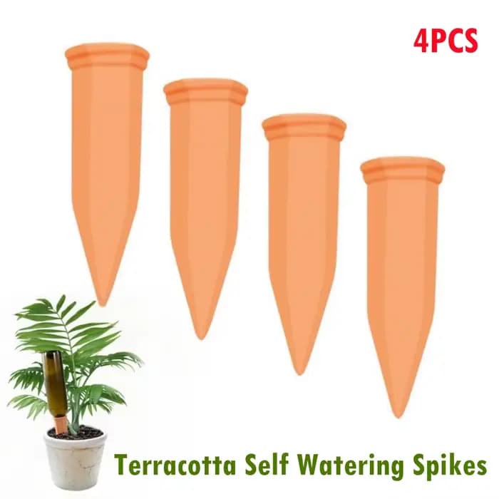 Pointes d'arrosage automatique en terre cuite, 4 pièces, pour maison, jardin, dispositif d'arrosage