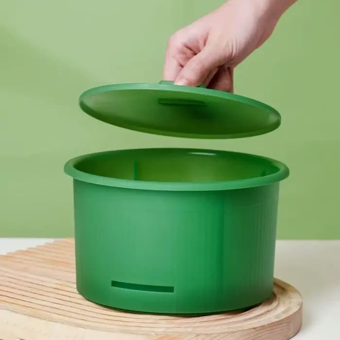 Pots de pépinière en plastique pour germes de haricots