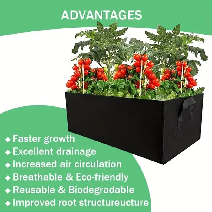 Sac de plantation de jardin multi-tailles avec poignée