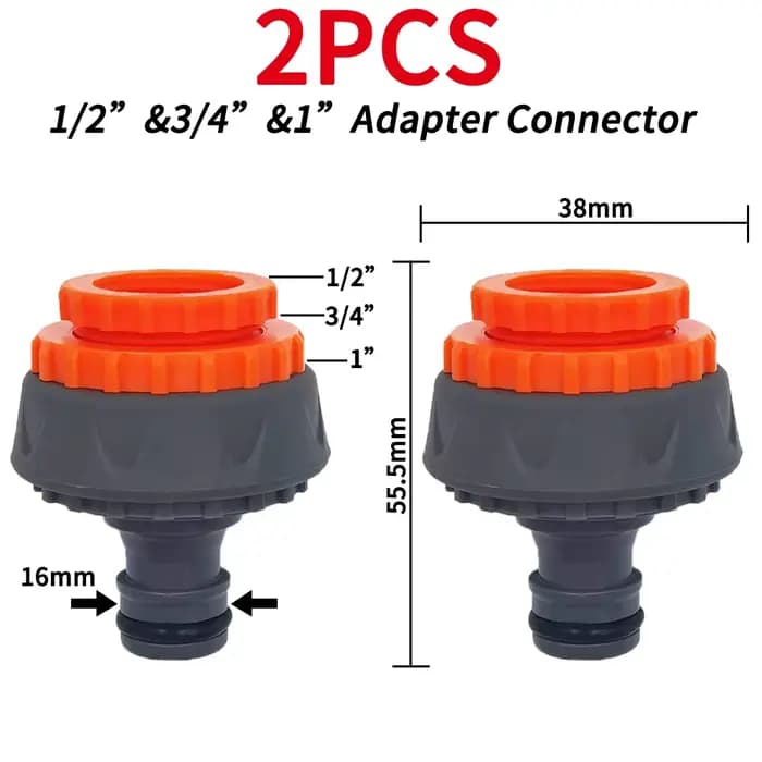 Adaptateurs de robinet de jardin, connecteurs rapides, 1/2 "3/4", séparateurs d'eau d'irrigation gou