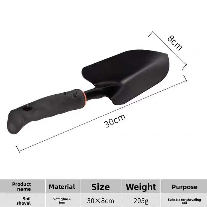 Ensemble de 4 mini-outils de jardinage avec truelle, râteau et houe pour la plantation de fleurs et